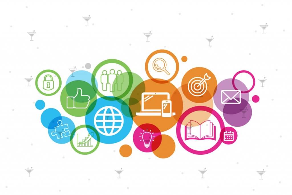 Visual estratégico de servicios de marketing